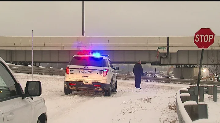 Snow and ice slow morning commute