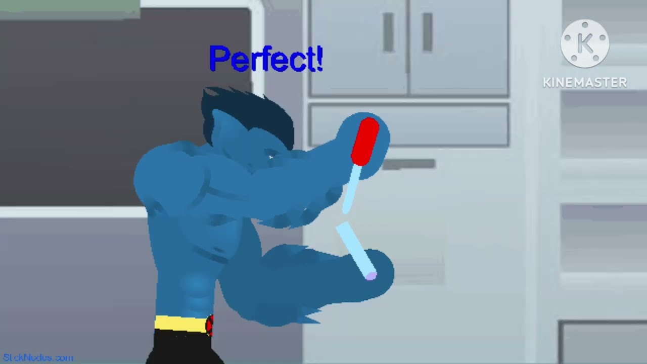 X-men beast sticknodes animation 