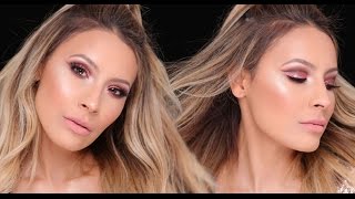 Nye Pink Glitter Cut Crease Desi Perkins