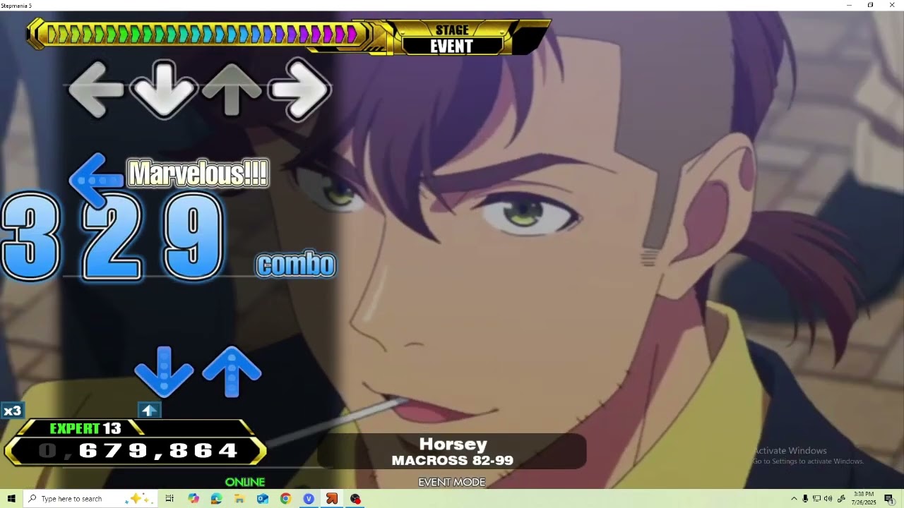 DDR - Stepmania Homebrew -  [FUTURE FUNK] MACROSS 82-99 - Horsey (feat. Umamusume)