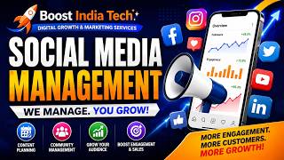 Professional Social Media Management Services | Boost India Tech