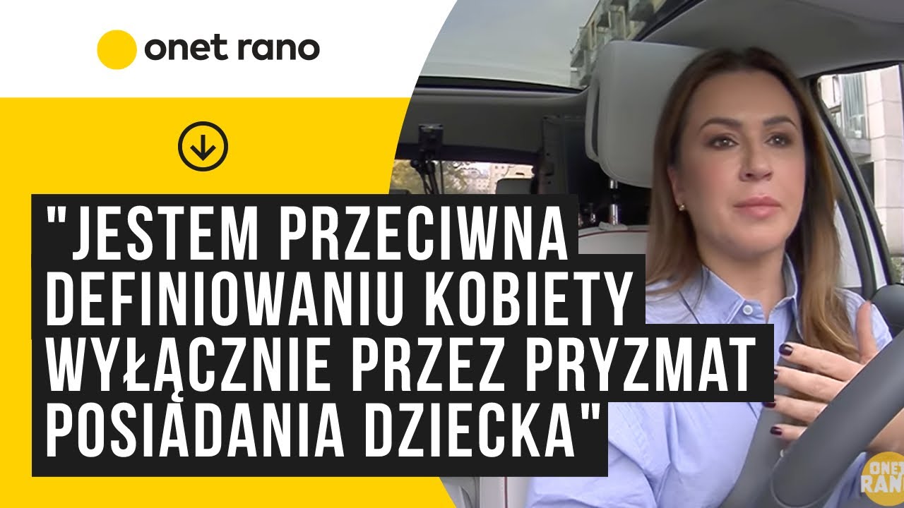 Beata Tadla: jestem przeciwna definiowaniu kobiety wyłącznie przez pryzmat posiadania dziecka