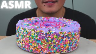 ASMR | Unicorn Ice Cream Cake | The Hangry Mole