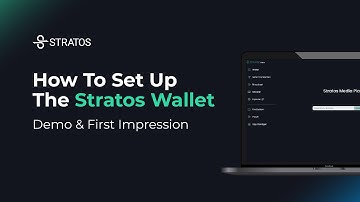 How To Set Up Your Stratos Wallet