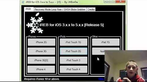 Whited00r - Jailbreak and Speed Up Older iPod or iPhone!