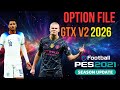 INSANE PES 2021 OPTION FILE (2025/26) – FULL LEAGUE UPDATE + REAL TRANSFERS!