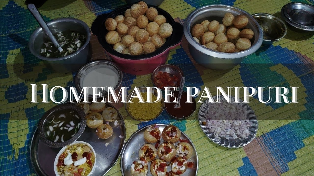 MY FIRST VIDEO| HOME MADE PANIPURI| 