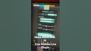 Make Music in Live with Free AI Plugin #shorts #ableton #abletonlive #artificialintelligence #ai