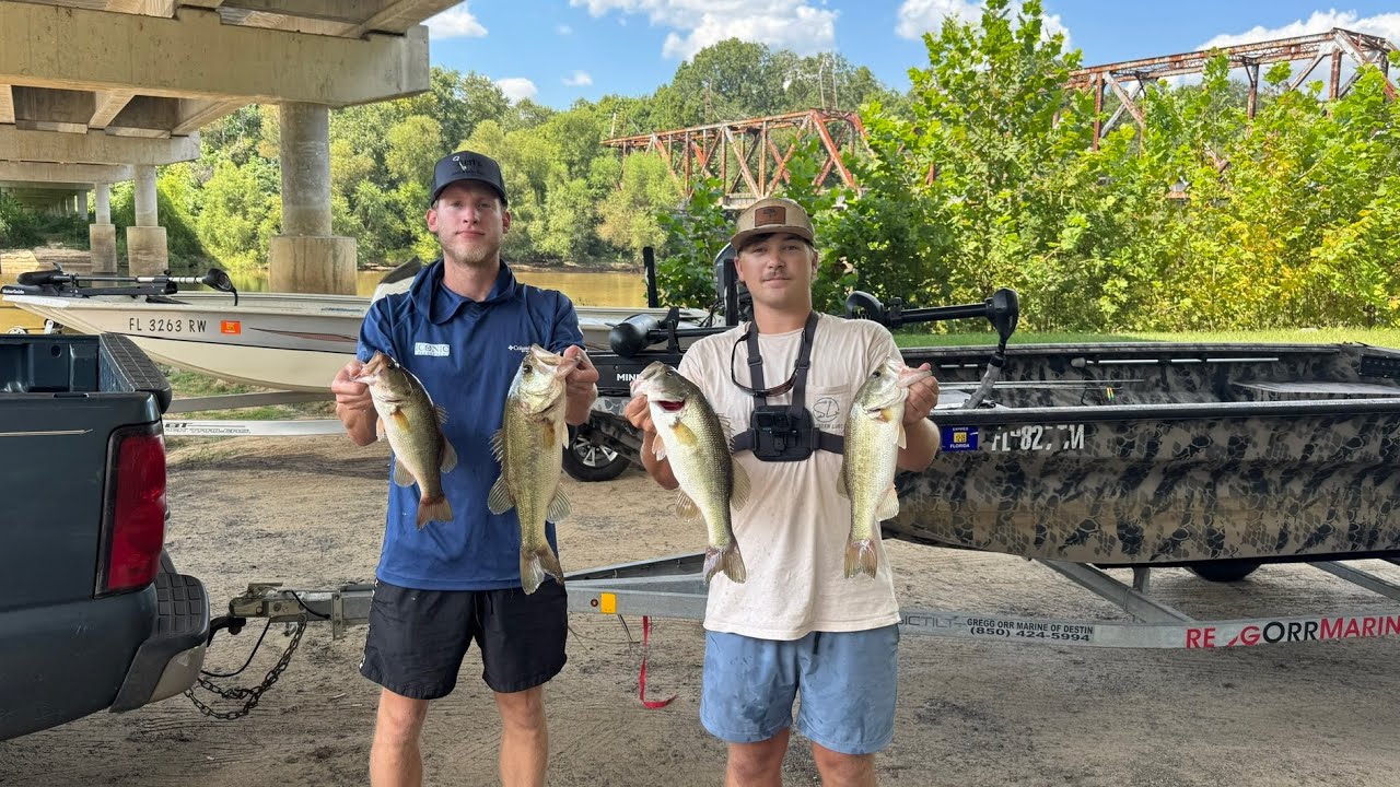 1ST PLACE ON CHOCTAWHACHEE (bass fishing tournament)