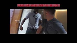 Lucas and Jason fighting be like in Season 4 stranger things | Yoshi27Z