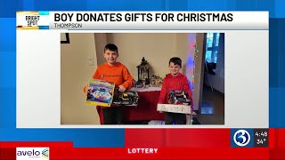 BRIGHT SPOT: Thompson boy donates gifts for Christmas