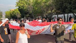 Hundreds march through Beirut on sixth anniversary of devastating port explosion