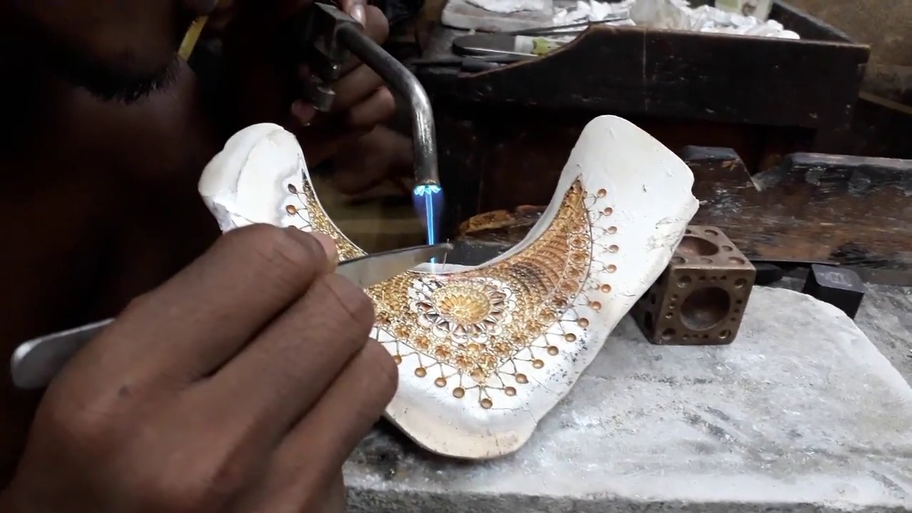 Gold Jewellery Manufacturing Kolkata India | How gold jewelery is made | Samanta Jewellers ...