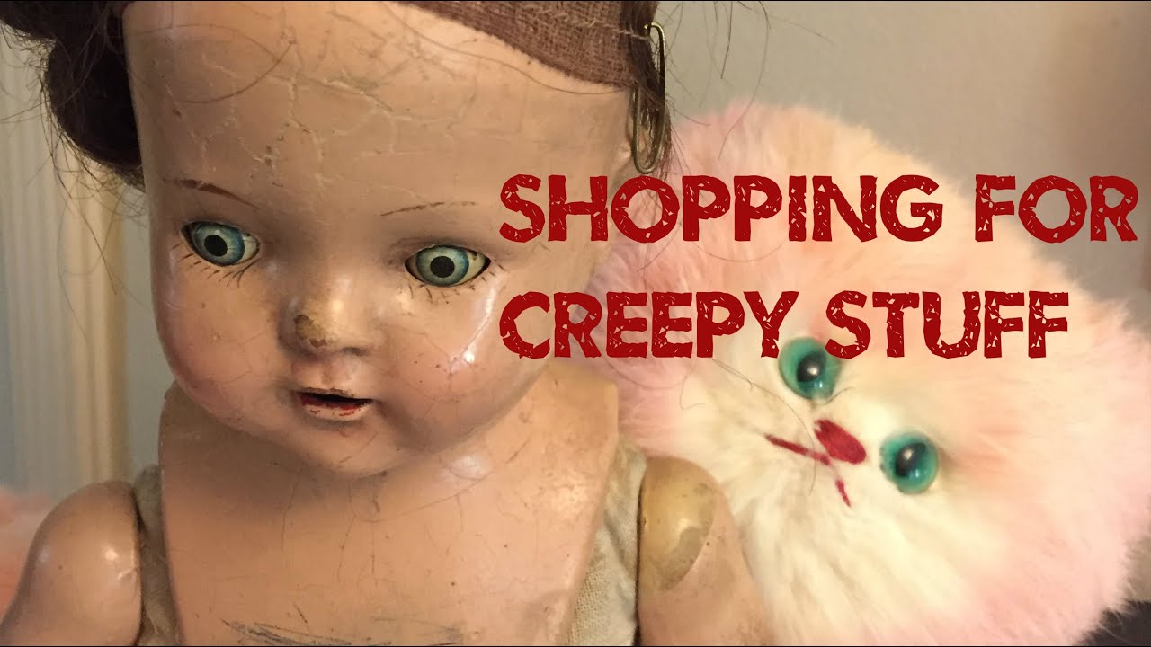 www.monstertutorials.com - Searching and buying creepy stuff for tutorials Vlog