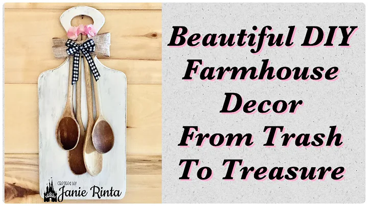 DIY Farmhouse Style Wall Decor - Trash To Treasure