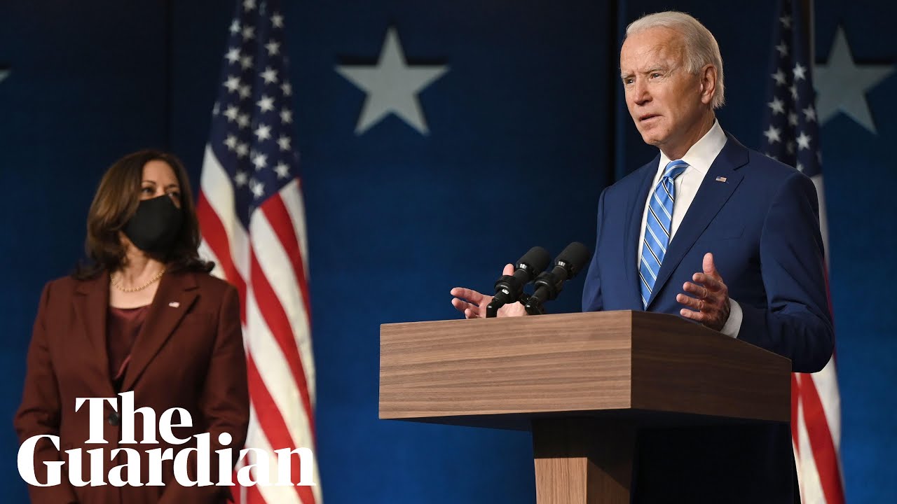US election: Joe Biden addresses the nation alongside Kamala Harris – watch live