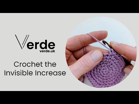 Crochet Tutorial Invisible Increase