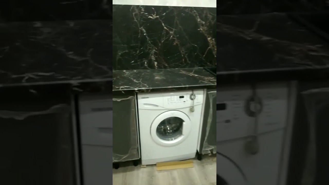 собрали кухонный гарнитур встроили технику 