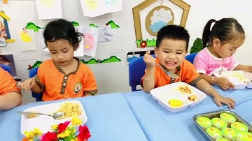 TIỆC BUFFET CỦA CÁC BÉ KHỐI MẦM