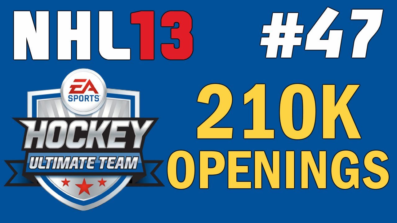NHL 13: HUT Series - 2BCSuperb ep. 47 "210,000 Pack Openings"