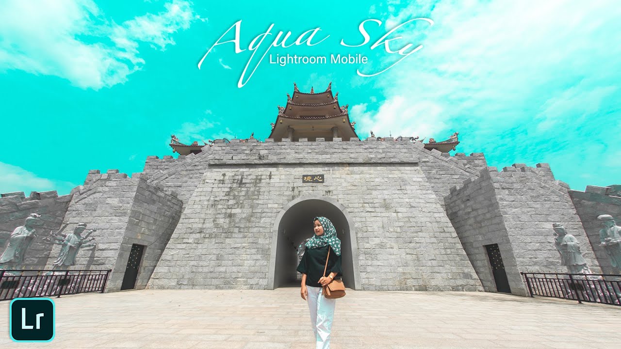 Mobile Editing | How to Make "Aqua Sky" Filter in Adobe Lightroom Mobile + Free Preset