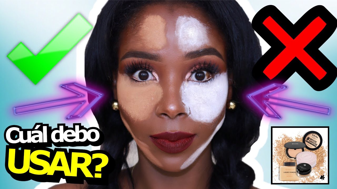 POLVOS SUELTOS PARA PIELES OSCURAS MORENAS NEGRAS (SETTING POWDERS) | Mary Pulido