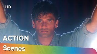 90& 39 s Blockbuster Action movie Raghuveer Scenes Suniel Shetty Amrish Puri Shilpa Shirodkar