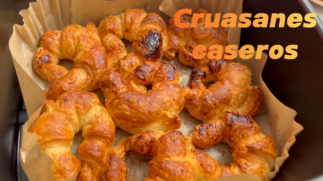 Cruasanes caseros