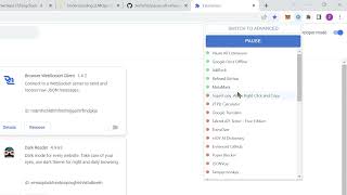 Pause chrome extensions with one click.