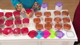 Lock & Lock 12pc Mini Square & Round Storage Set on QVC