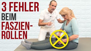You should avoid these 3 mistakes when rolling the fascia! | Liebscher & Bracht