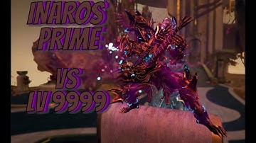 #warframe    Inaros Prime vs Level 9999 Steel Path Void Cascade  |Solo|