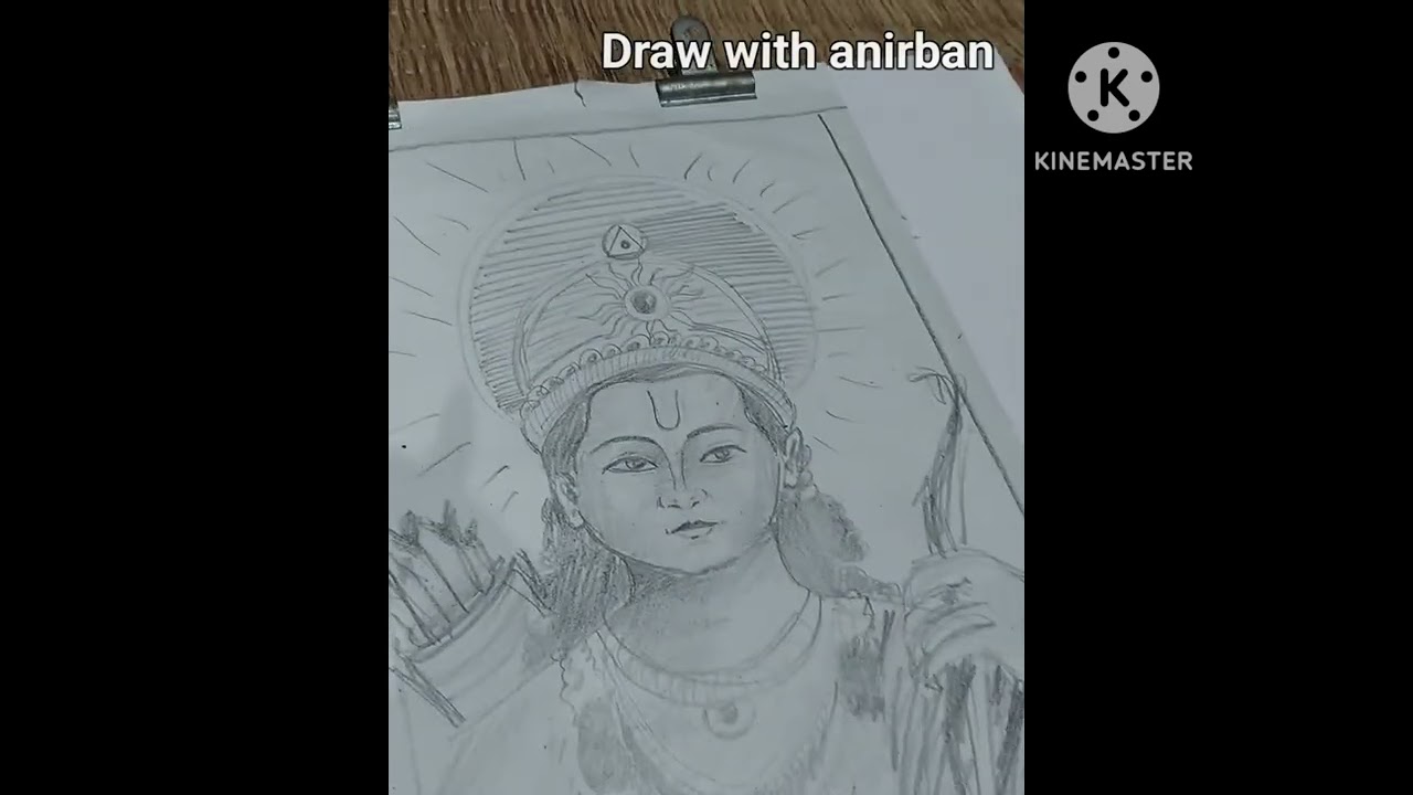 Jai shree Ram// Sketch Drawing 🔥🔥 
