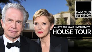 Annette Bening and Warren Beatty&#39;s $7 Million Hollywood MANSION | House Tour