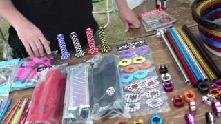 Flite BMX pads and donuts at Porkchop BMX.