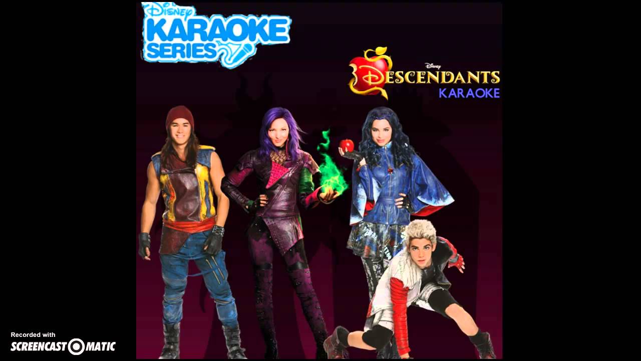 Descendants Cast - If Only (Karaoke) [Audio Only] - YouTube