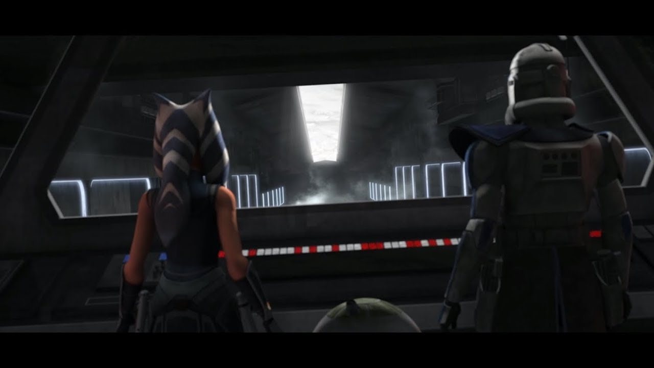 Ahsoka & Rex enter hangar control - Star Wars: The Clone Wars - Season 7 Episode 12
