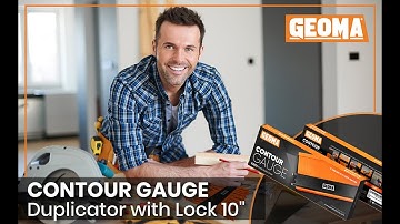 Contour Gauge Shape Duplicator with Metal Lock 10" - Precisely Copy Irregular Shapes