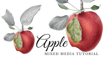 How to Paint a Realistic Apple 🍎 // Painting Tutorial