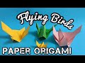 [How To] పక్షిని తయారు చేయడం ఎలా? - పేపర్ ఒరిగామి | How to prepare Paper Flying Birds