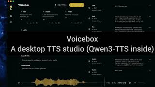 Voicebox Open Source Clone Voices, Generate Speech, And Edit Multi-Voice Projects Macoswindows