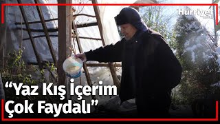 90 Yaşındaki Yunus Dede Sırrını Paylaştı: 30 Yıldır Kar Suyu İçiyorum Resimi