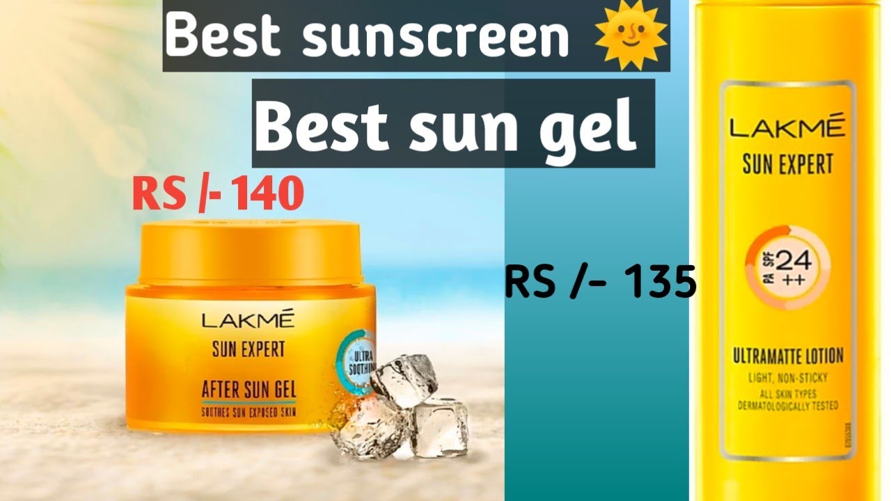 lakme after sun cooling gel SPF SPF 50 !! lakme sun expert UV