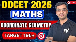 DDCET 2026 🔥 MATHS COORDINATE GEOMETRY 🔥 ENG/GUJ MEDIUM 🔥 MIMP MCQ 🔥 TARGET 195+ 🔥 AKASHSIR