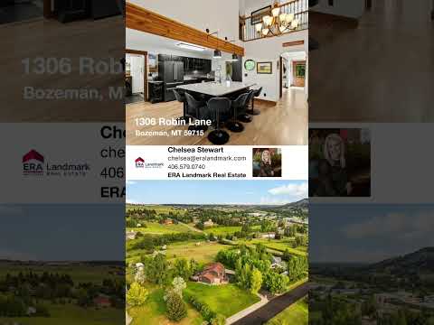 1306 Robin Lane, Bozeman, MT home video tour