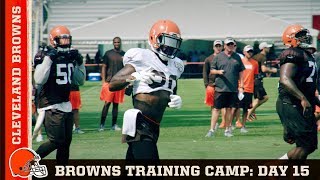 2018 Browns Training Camp: Day 15 | Cleveland Browns