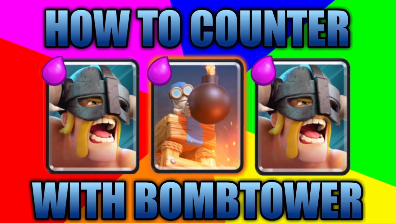 How to counter big pushesClash Royale BEST BOMB TOWER DECK FOR ARENA