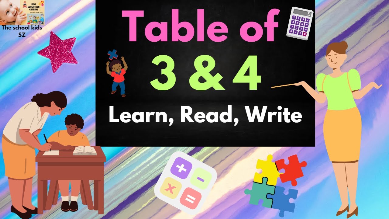 table-of-3-4-learn-table-of-3-table-of-4-table-of-3-in-english