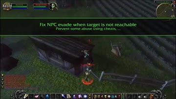 [WoW Vanilla Private Server] PvE session fixes