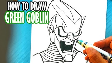 How to Draw SPIDER-MAN - GREEN GOBLIN  - No Way Home